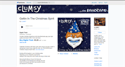 Desktop Screenshot of clumsy.bandcamp.com
