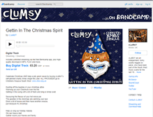 Tablet Screenshot of clumsy.bandcamp.com