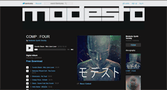 Desktop Screenshot of modestosynthsociety.bandcamp.com