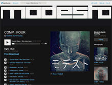 Tablet Screenshot of modestosynthsociety.bandcamp.com