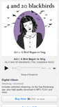 Mobile Screenshot of 4and20blackbirds.bandcamp.com
