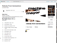 Tablet Screenshot of machinemayor.bandcamp.com