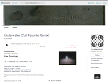 Tablet Screenshot of cultfavorite.bandcamp.com