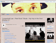 Tablet Screenshot of cymarshalllaw.bandcamp.com
