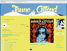 Tablet Screenshot of jauneattend.bandcamp.com