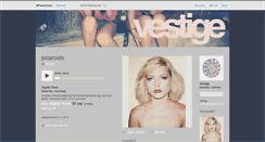 Desktop Screenshot of itsvestige.bandcamp.com
