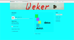 Desktop Screenshot of deker.bandcamp.com