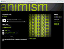 Tablet Screenshot of animism.bandcamp.com