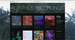 Desktop Screenshot of ailanthusrecordings.bandcamp.com