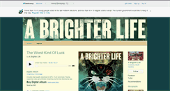 Desktop Screenshot of abrighterlife.bandcamp.com