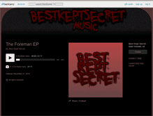 Tablet Screenshot of bestkeptsecretband.bandcamp.com