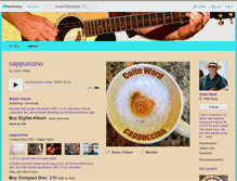Tablet Screenshot of colinward.bandcamp.com