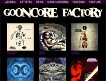 Tablet Screenshot of gooncorefactory.bandcamp.com