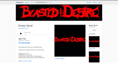 Desktop Screenshot of blasteddesire.bandcamp.com