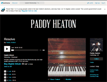 Tablet Screenshot of paddyheaton.bandcamp.com