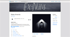 Desktop Screenshot of ex-nuns.bandcamp.com
