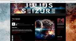Desktop Screenshot of juliusseizure.bandcamp.com
