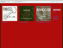 Tablet Screenshot of kandosii.bandcamp.com