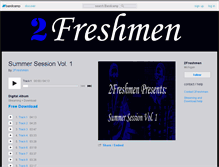 Tablet Screenshot of 2freshmen.bandcamp.com