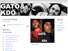 Tablet Screenshot of gatokdo.bandcamp.com