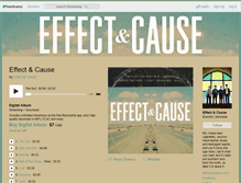 Tablet Screenshot of effectandcause.bandcamp.com