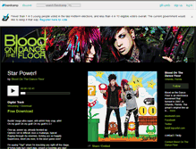 Tablet Screenshot of bloodonthedancefloorofficial.bandcamp.com