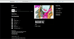 Desktop Screenshot of madamraz.bandcamp.com