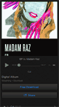 Mobile Screenshot of madamraz.bandcamp.com