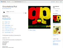 Tablet Screenshot of groovitationalpull.bandcamp.com