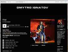 Tablet Screenshot of dmytroignatov.bandcamp.com