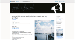 Desktop Screenshot of girlafraid.bandcamp.com