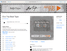 Tablet Screenshot of aaronevo.bandcamp.com