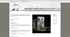 Desktop Screenshot of antimatteratlanta.bandcamp.com