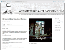 Tablet Screenshot of antimatteratlanta.bandcamp.com