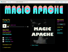 Tablet Screenshot of magicapache.bandcamp.com