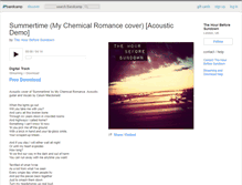 Tablet Screenshot of hourbeforesundown.bandcamp.com