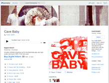 Tablet Screenshot of cavebaby.bandcamp.com
