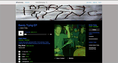 Desktop Screenshot of barelytrying.bandcamp.com