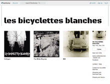 Tablet Screenshot of lesbicyclettesblanches.bandcamp.com