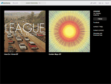 Tablet Screenshot of leaguesound.bandcamp.com