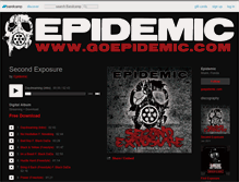 Tablet Screenshot of epidemic.bandcamp.com