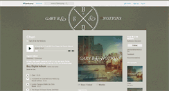 Desktop Screenshot of garybandthenotions.bandcamp.com