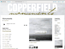 Tablet Screenshot of copperfield.bandcamp.com