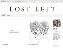 Tablet Screenshot of lostleft.bandcamp.com