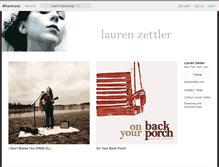 Tablet Screenshot of laurenzettler.bandcamp.com