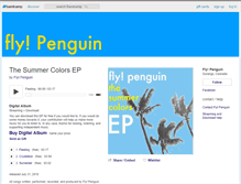 Tablet Screenshot of flypenguin.bandcamp.com