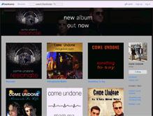 Tablet Screenshot of comeundone.bandcamp.com