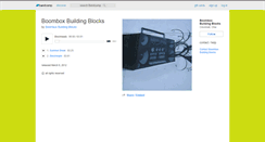 Desktop Screenshot of boomboxbuildingblocks.bandcamp.com