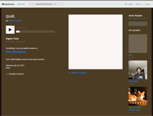 Tablet Screenshot of chrispizzolo.bandcamp.com