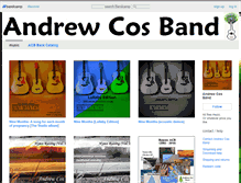 Tablet Screenshot of andrewcosband.bandcamp.com